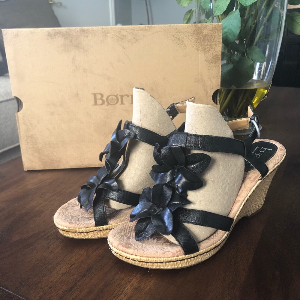 Authentic Born flower sandals